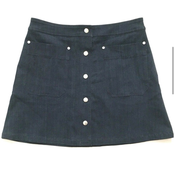 EUC Rag & Bone Siggy Mini Skirt Denim - Picture 2 of 6